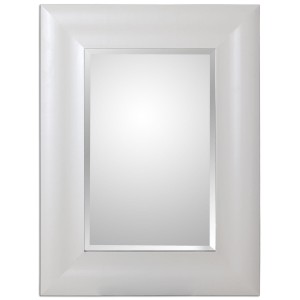 Miroir mural Alexandra House Living Blanc Bois Rectangulaire 4 x 54 x 74 cm