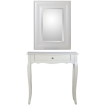 Wall mirror Alexandra House Living White Wood Rectangular 4 x 54 x 74 cm