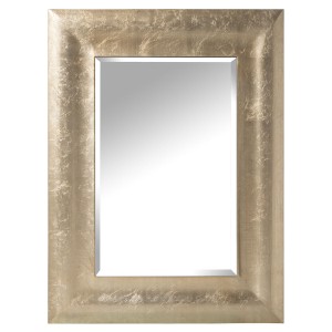 Wall mirror Alexandra House Living Champagne Wood Rectangular 2 x 54 x 73 cm