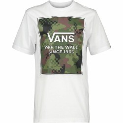 Men’s Short Sleeve T-Shirt Vans Camo Check White