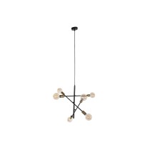 Suspension DKD Home Decor 60 x 52 x 50 cm Noir Doré Métal 50 W