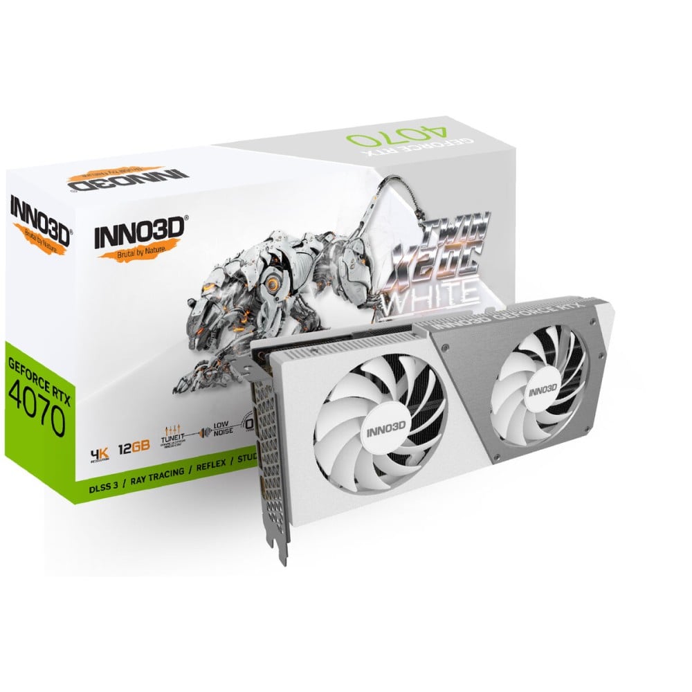 Grafikkarte INNO3D N40702-126XX-185252W GEFORCE RTX 4070 12 GB GDDR6