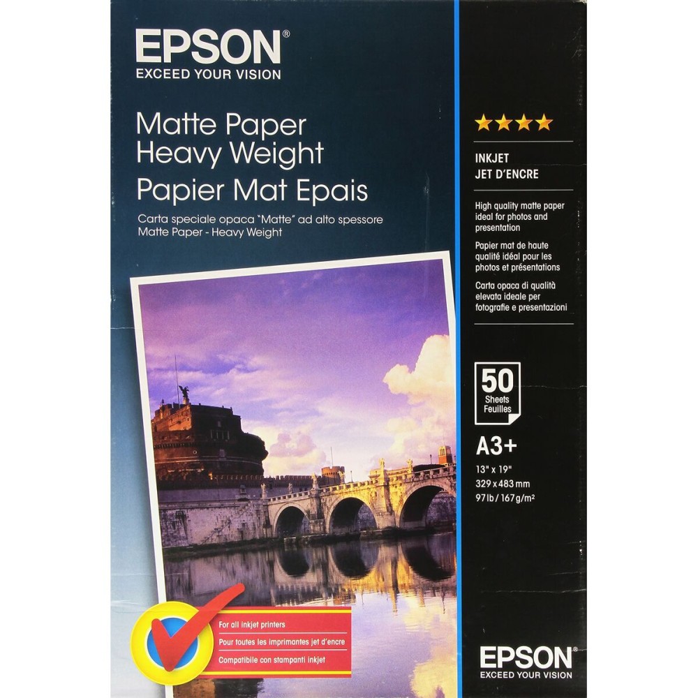 Mattes Fotopapier Epson C13S041264 A3