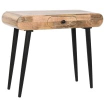 Console Home ESPRIT Brown Black Iron Mango wood 90 x 35 x 75 cm