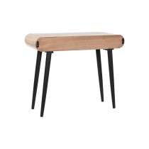 Console Home ESPRIT Marron Noir Fer Bois de manguier 90 x 35 x 75 cm