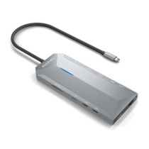 Hub USB Aisens ASUC-12P005-GR Grau 100 W