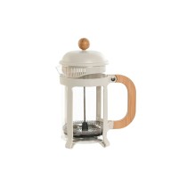 Cafetière à Piston Home ESPRIT Blanc Naturel Acier inoxydable 800 ml 15 x 10 x 22 cm