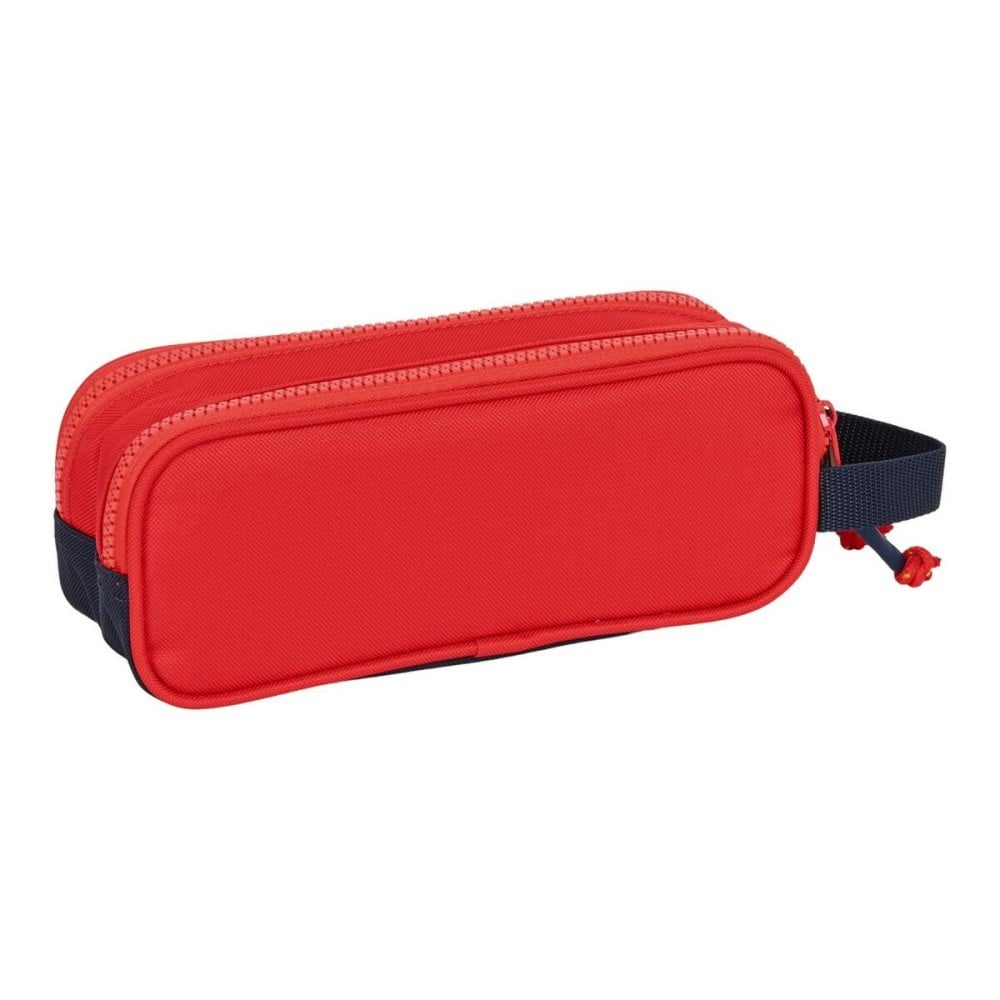 Trousse d'écolier RFEF Rouge Bleu (21 x 8 x 6 cm)