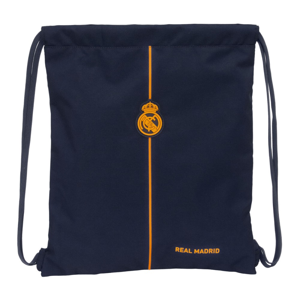 Rucksacktasche mit Bändern Real Madrid C.F. 2nd Kit 24/25 Marineblau 35 x 40 x 1 cm