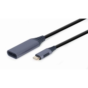 USB-C-zu-DisplayPort-Adapter GEMBIRD A-USB3C-DPF-01 Grau