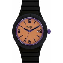 Men's Watch Hip Hop HWU1082 Black Orange