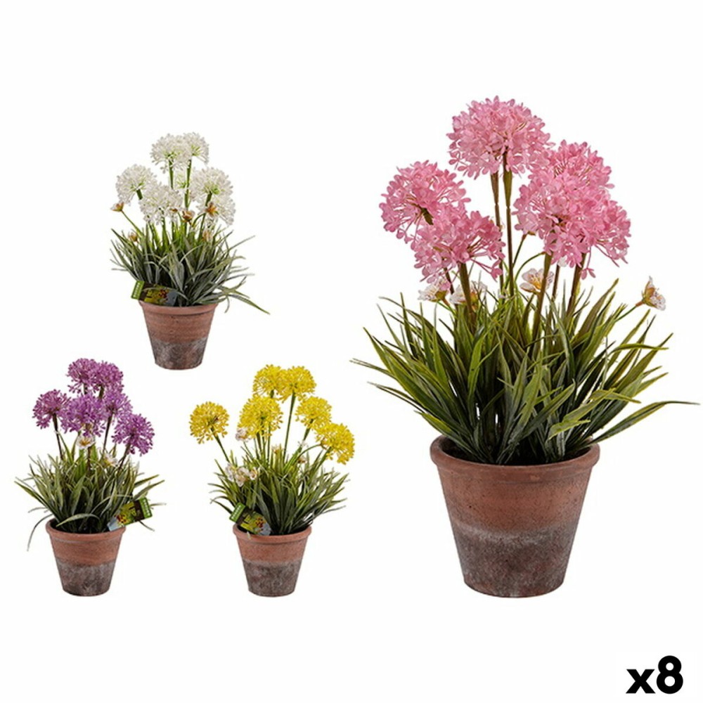 Decorative Plant Cork Ceramic Plastic 24 x 43 x 24 cm (8 Units)