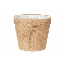 Cache-pot Ibergarden WY18-69 Marron Tissu Lien 19,5 x 17,5 x 19,5 cm (24 Unités)