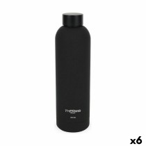 Bouteille Thermique ThermoSport Soft Touch Noir 1 L (6 Unités)