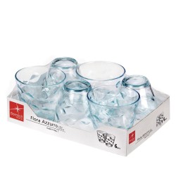 Set de Verres Bormioli Rocco Flora Bleu 260 ml (6 Unités) (Reconditionné B)