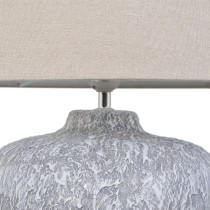 Desk lamp Grey Linen Ceramic 40 W 220 V 240 V 220-240 V 40 x 40 x 55 cm