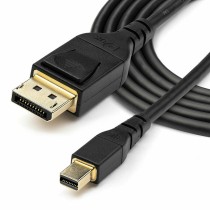 Mini-DisplayPort-Kabel zu DisplayPort Startech DP14MDPMM2MB Schwarz 2 m