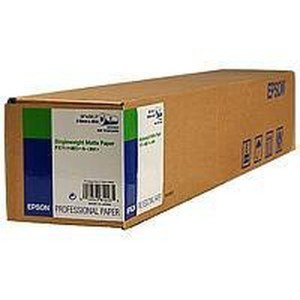 Tinte und Fotopapierpackung Epson Rollo de Singleweight Matte Paper, 24" x 40 m, 120 g (1 Stück)