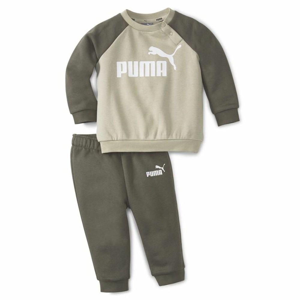 Damen-Trainingsanzug Puma Minicats Ess Raglan Khaki