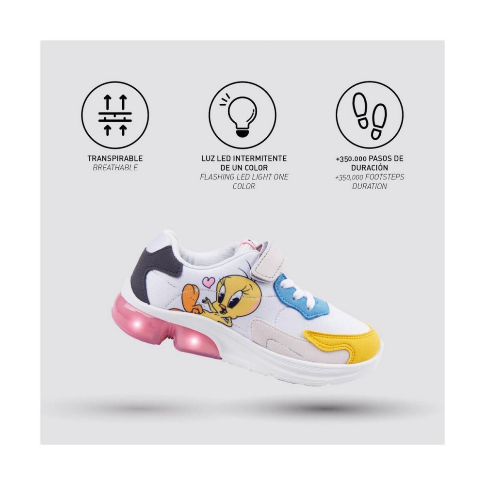 Baskets LED Looney Tunes Multicouleur