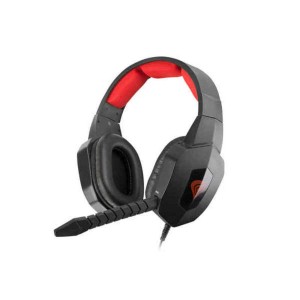 Casques avec Microphone Genesis NSG-0687 Noir Rouge (1 Unité)