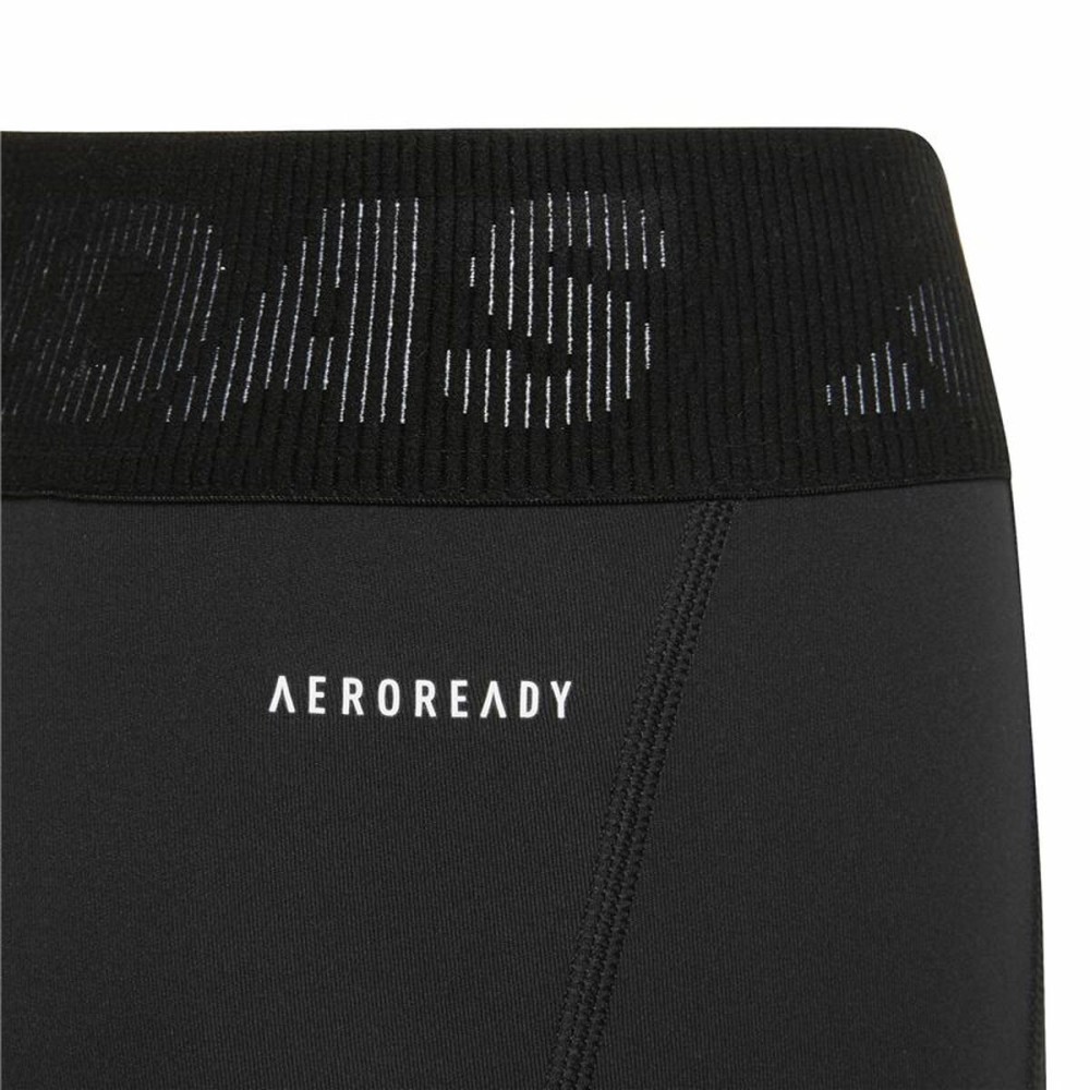 Sportshorts für Kinder Adidas Techfit Aeroready Schwarz