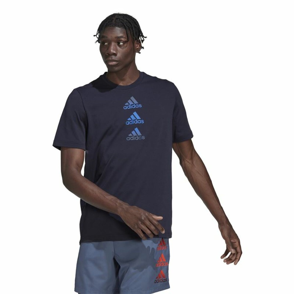 Men’s Short Sleeve T-Shirt Adidas Designed To Move Logo