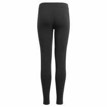 Leggings de Sport pour Enfants Adidas Essentials 3 Stripes Noir