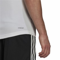 Polo à manches courtes homme Adidas Primeblue 3 Stripes Blanc