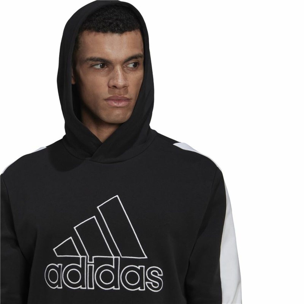 Herren Sweater mit Kapuze Adidas Future Icons Schwarz