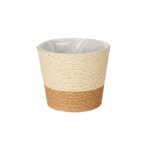 Planter Brown Rope Plastic 19,5 x 17,5 x 19,5 cm (24 Units)