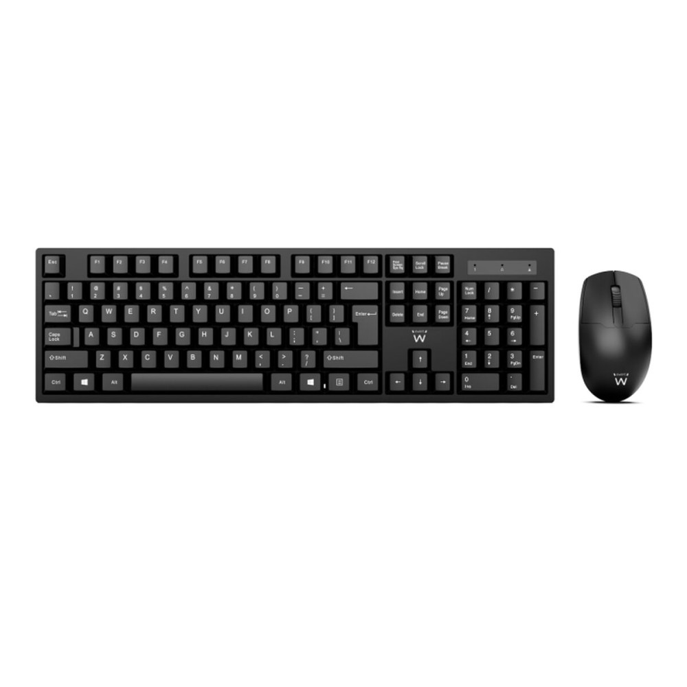 Tastatur Ewent EW3281 Schwarz Qwerty Spanisch QWERTY