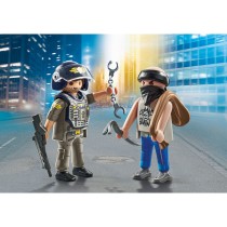 Playset Playmobil 71505 Police Voleur 9 Pièces