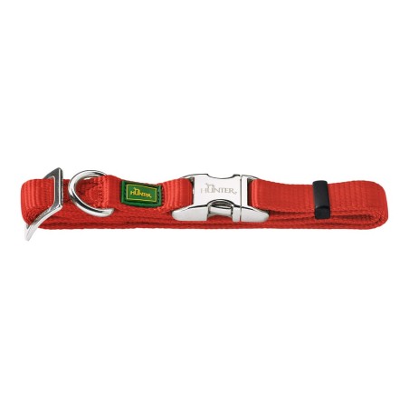 Collier pour Chien Hunter Alu-Strong Rouge Taille M (40-55 cm)