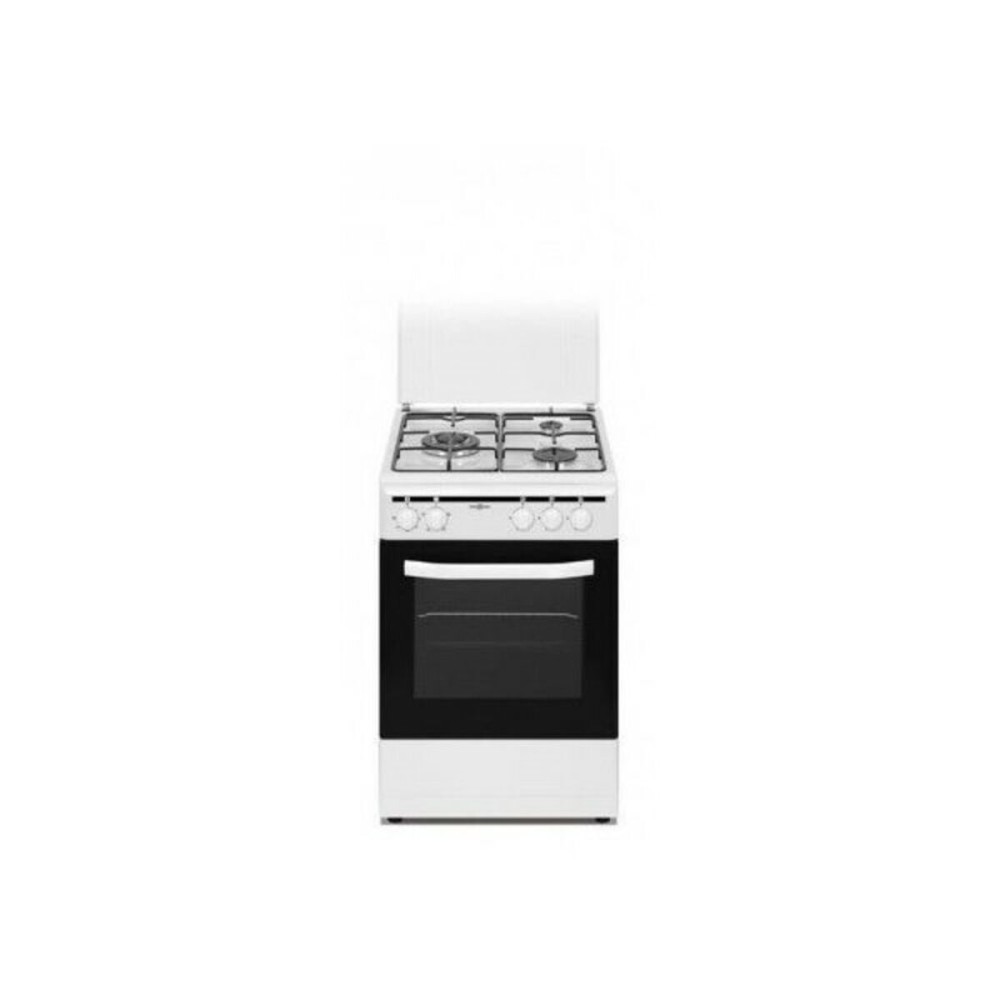 Cuisinière à Gaz Vitrokitchen CB5535BBE   BUT Blanc Mixte (50 x 55 cm)