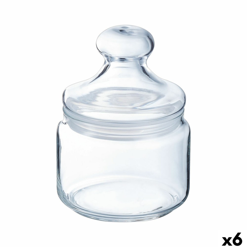 Jar Luminarc Club Transparent Glass 500 ml (6 Units)