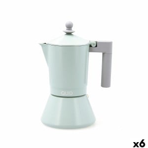 Italienische Kaffeemaschine Quid Ozon grün Metall 6 Tassen (6 Stück)