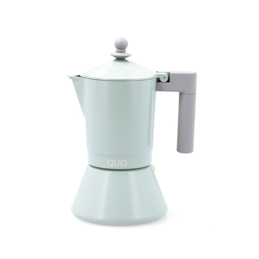 Cafetière Italienne Quid Ozon Vert Métal 6 Tasses (6 Unités)