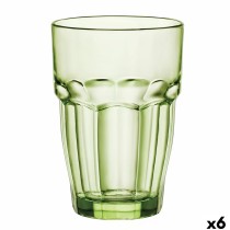 Trinkglas Bormioli Rocco Rock Bar grün Glas 370 ml (6 Stück)