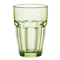 Glass Bormioli Rocco Rock Bar Green Glass 370 ml (6 Units)