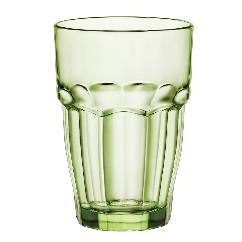 Glass Bormioli Rocco Rock Bar Green Glass 370 ml (6 Units)