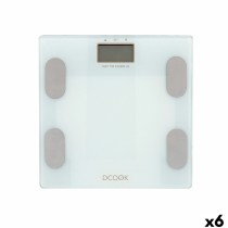 Digital Bathroom Scales Dcook Gallery White Plastic (6 Units)