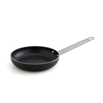 Pan Quid Pro Chef Black Metal Steel Ø 28 cm (6 Units)