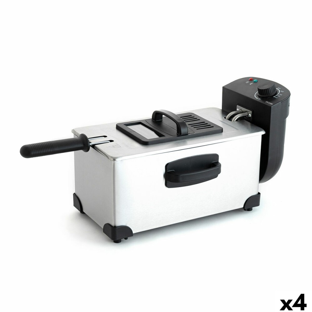 Friteuse Dcook Gallery Argenté 2000 W 3 L 4 Unités