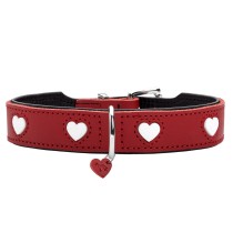 Dog collar Hunter Love M/L 47-54 cm Red