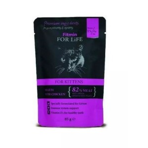 Aliments pour chat Fitmin Poulet 85 g