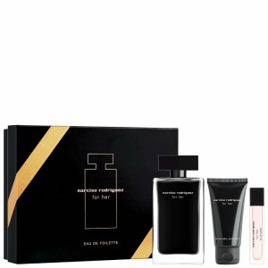 Set mit Damenparfüm Narciso Rodriguez EDT For Her 3 Stücke