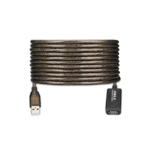 USB Cable Ewent EW1021 Black 10 m (1 Unit)