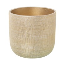 Set of Planters Alexandra House Living Gold Ceramic 3 Pieces