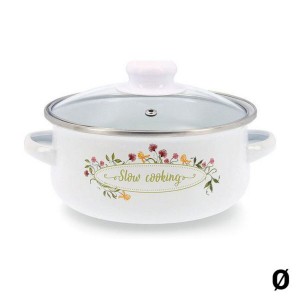 Casserole avec Couvercle en Verre Quid Memory Acier émaillé